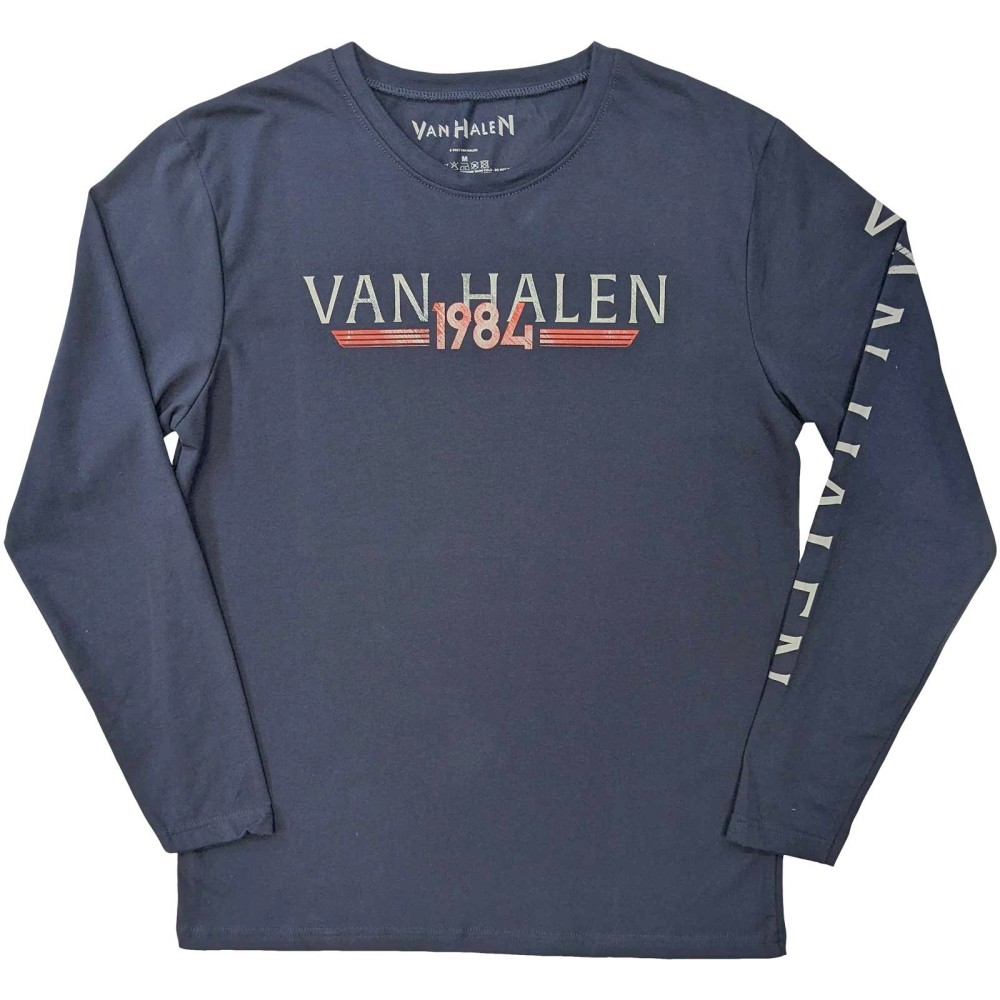 Van Halen - 84 Tour Longsleeve shirt - Blauw
